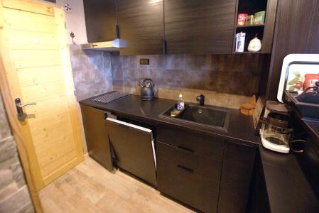 Location au ski Appartement 3 pièces cabine 6 personnes (F5) - Résidence les Mélèzes - Pra Loup - Cuisine