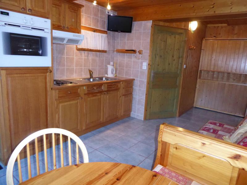 Rent in ski resort Studio 4 people - Chalet Beaulieu - Pralognan-la-Vanoise - Kitchen