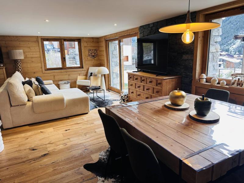 Rent in ski resort 3 room apartment 6 people - Chalet de Lison - Pralognan-la-Vanoise - Living room