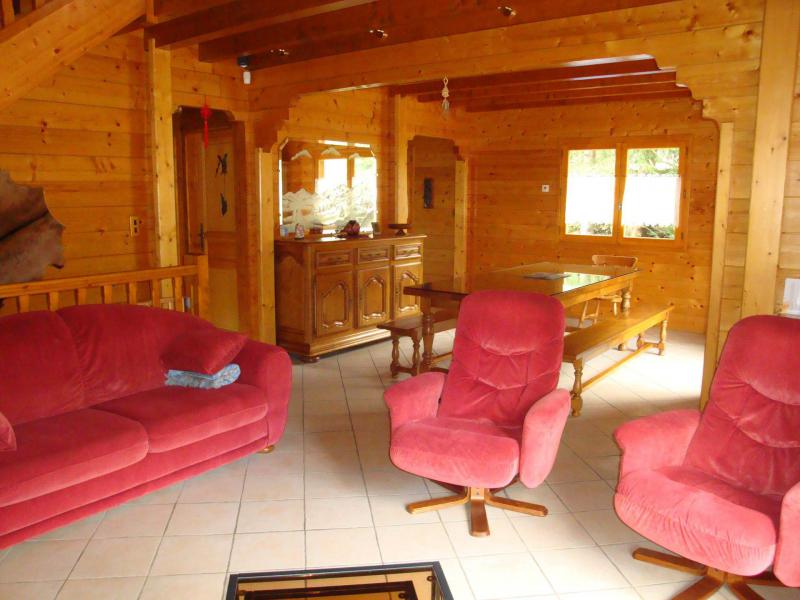 Rent in ski resort 4 room chalet 8 people - Chalet l'Hibiscus - Pralognan-la-Vanoise - Living room