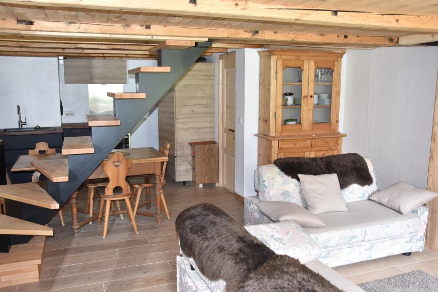 Rent in ski resort Semi-detached 3 room chalet 4 people - Chalet la Bourna de l'Ors - Pralognan-la-Vanoise - Living room