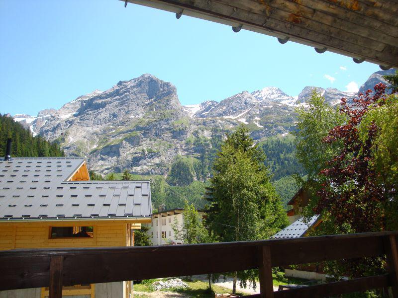 Ski verhuur Appartement 5 kamers 8 personen - Chalet la T'Santela - Pralognan-la-Vanoise - Terras