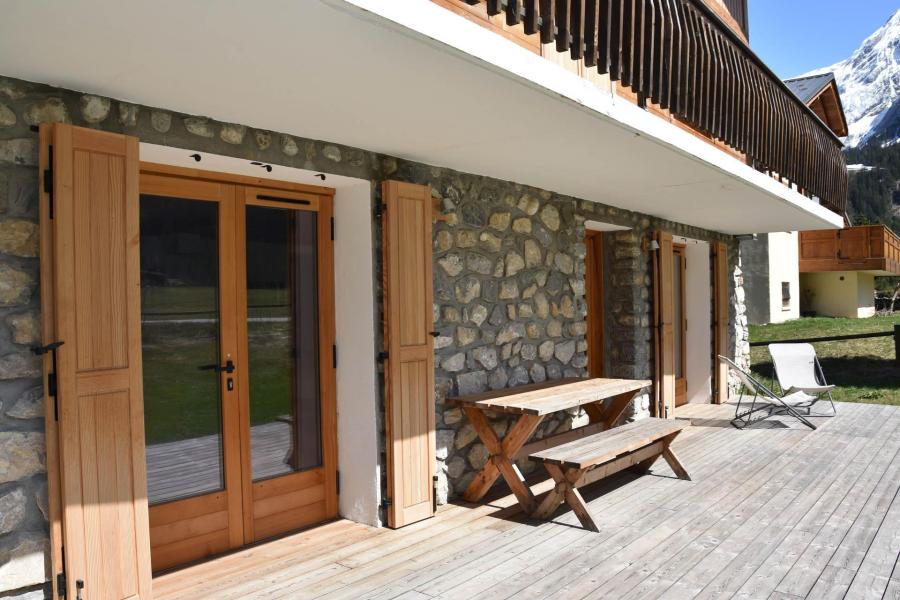 Skiverleih 3-Zimmer-Appartment für 4 Personen (RDC) - Chalet les Cibalins - Pralognan-la-Vanoise - Terrasse