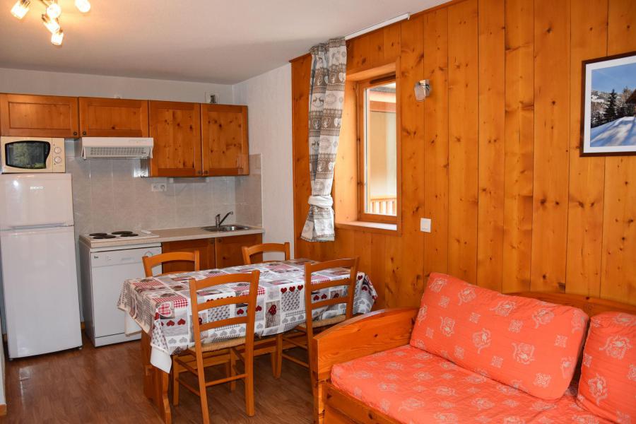Ski verhuur Appartement 3 kamers 4 personen (48) - La Résidence le Blanchot - Pralognan-la-Vanoise - Woonkamer