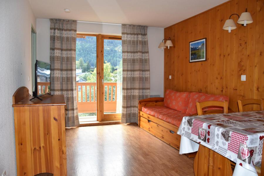 Ski verhuur Appartement 3 kamers 4 personen (59) - La Résidence le Blanchot - Pralognan-la-Vanoise - Woonkamer