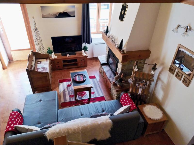 Rent in ski resort 4 room apartment 5 people - Maison Le Passe Montagne - Pralognan-la-Vanoise - Living room