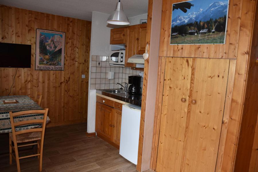 Ski verhuur Studio 2 personen (54BIS) - Résidence de la Vanoise - Pralognan-la-Vanoise - Woonkamer