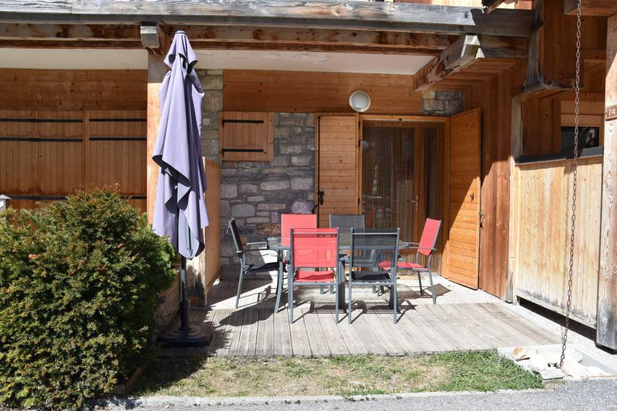 Wynajem na narty Apartament 3 pokojowy 6 osób (AIGAOUT03) - Résidence l'Aiguille d'Août - Pralognan-la-Vanoise - Taras