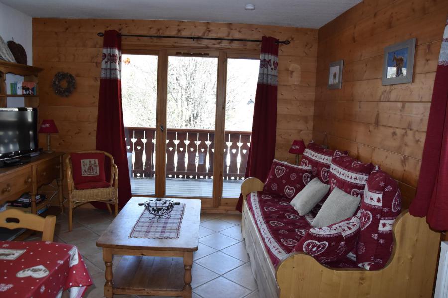 Rent in ski resort 3 room apartment 6 people (8) - Résidence la Ferme de Pralognan - Pralognan-la-Vanoise - Living room