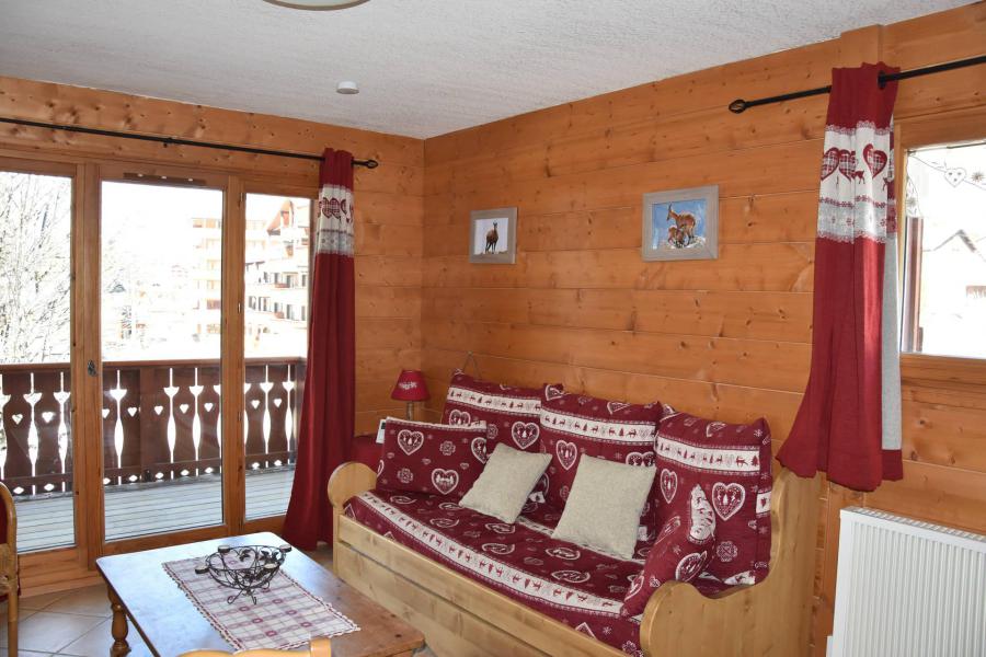 Skiverleih 3-Zimmer-Appartment für 6 Personen (8) - Résidence la Ferme de Pralognan - Pralognan-la-Vanoise - Wohnzimmer
