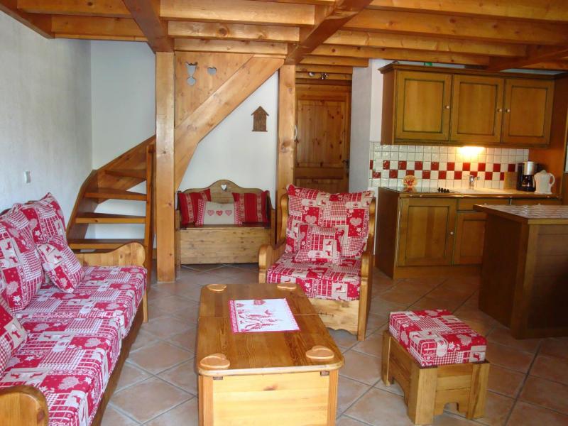 Rent in ski resort 4 room apartment 7 people (24) - Résidence la Ferme de Pralognan - Pralognan-la-Vanoise - Living room