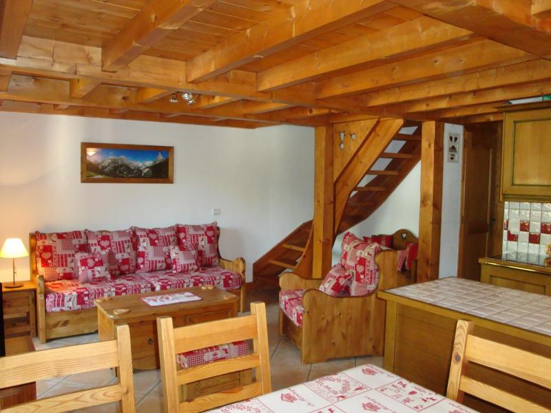 Ski verhuur Appartement 4 kamers 7 personen (24) - Résidence la Ferme de Pralognan - Pralognan-la-Vanoise - Woonkamer