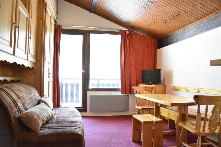 Rent in ski resort Studio 4 people (40B) - Résidence le Chasseforêt - Pralognan-la-Vanoise - Living room