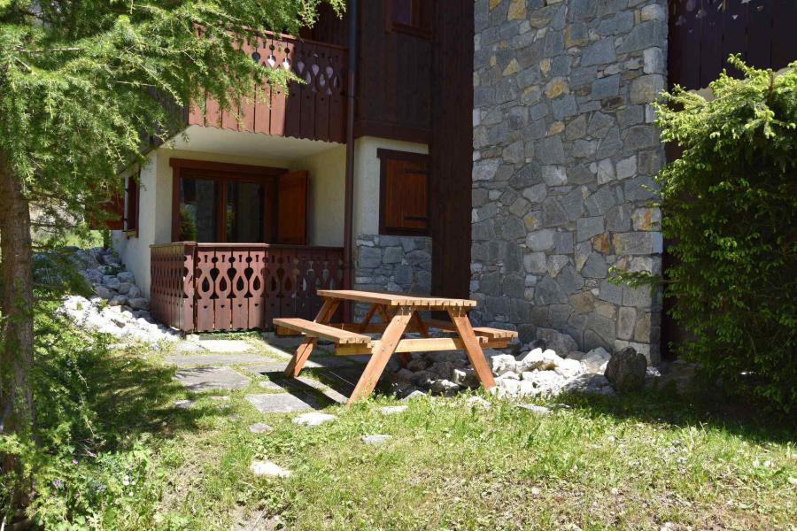 Wynajem na narty Apartament 3 pokojowy 5 osób (1A) - Résidence les Alpages de Pralognan A - Pralognan-la-Vanoise - Taras