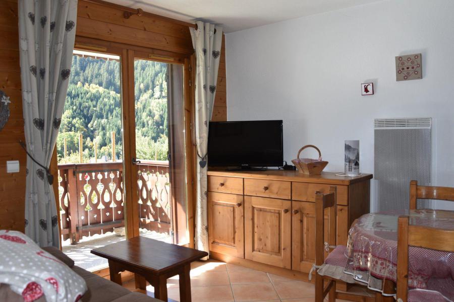 Rent in ski resort 3 room apartment 4 people (3B) - Résidence les Alpages de Pralognan B - Pralognan-la-Vanoise - Living room
