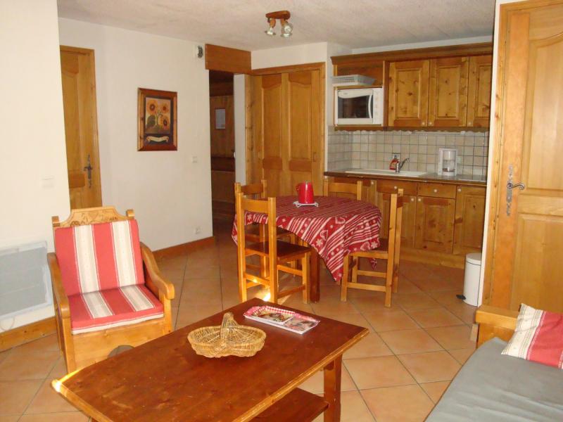 Rent in ski resort 3 room apartment 4 people (8B) - Résidence les Alpages de Pralognan B - Pralognan-la-Vanoise - Living room
