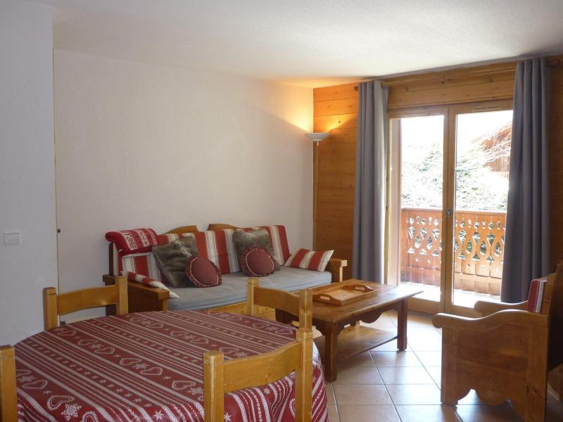 Rent in ski resort 3 room apartment 4 people (8B) - Résidence les Alpages de Pralognan B - Pralognan-la-Vanoise - Living room