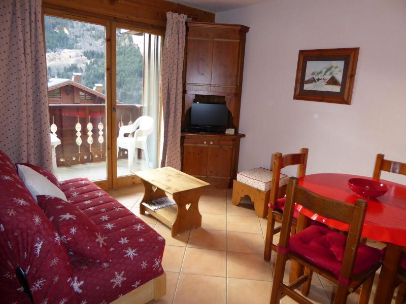 Rent in ski resort 3 room apartment 4 people (7) - Résidence les Alpages de Pralognan C - Pralognan-la-Vanoise - Living room