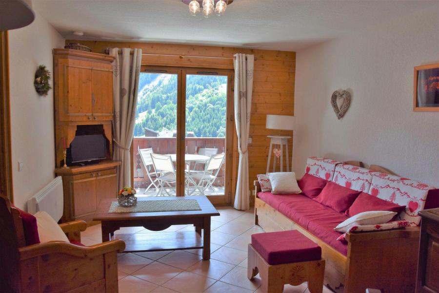 Rent in ski resort 3 room apartment 6 people (12) - Résidence les Alpages de Pralognan C - Pralognan-la-Vanoise - Living room