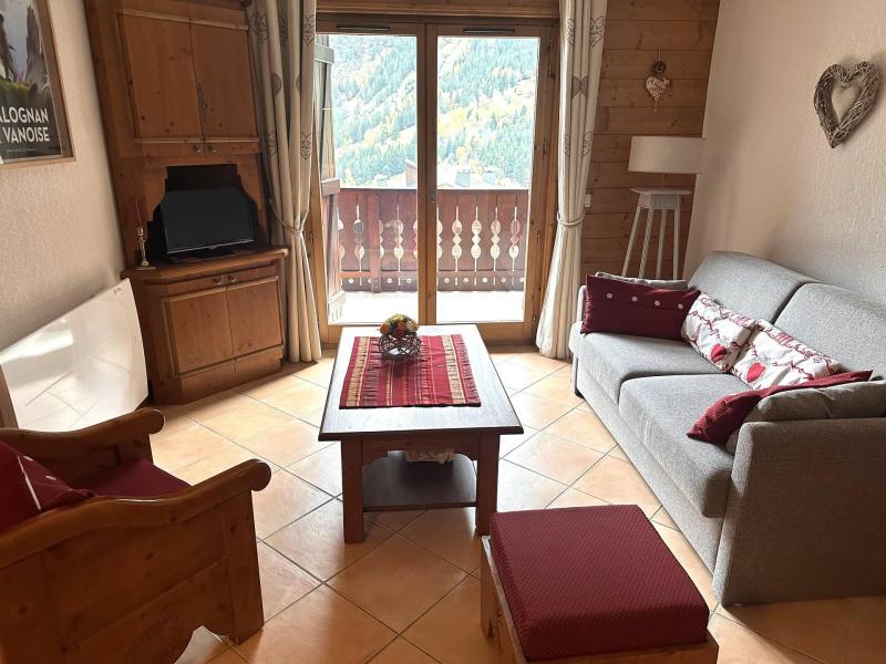 Rent in ski resort 3 room apartment 6 people (12) - Résidence les Alpages de Pralognan C - Pralognan-la-Vanoise - Living room