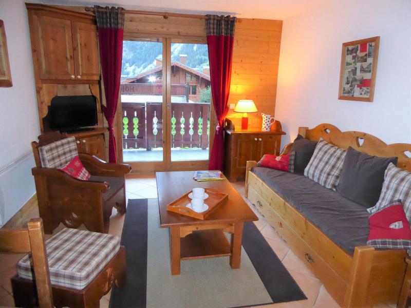 Аренда на лыжном курорте Апартаменты 3 комнат 6 чел. (2) - Résidence les Alpages de Pralognan C - Pralognan-la-Vanoise - Салон