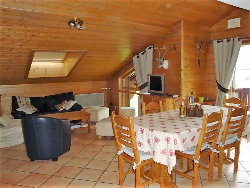 Rent in ski resort 5 room duplex apartment 8 people (17) - Résidence les Alpages de Pralognan D - Pralognan-la-Vanoise - Living room