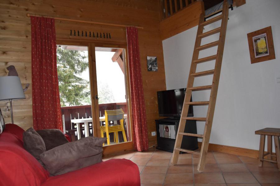 Ski verhuur Appartement 4 kamers 6 personen (14) - Résidence les Alpages de Pralognan D - Pralognan-la-Vanoise - Woonkamer