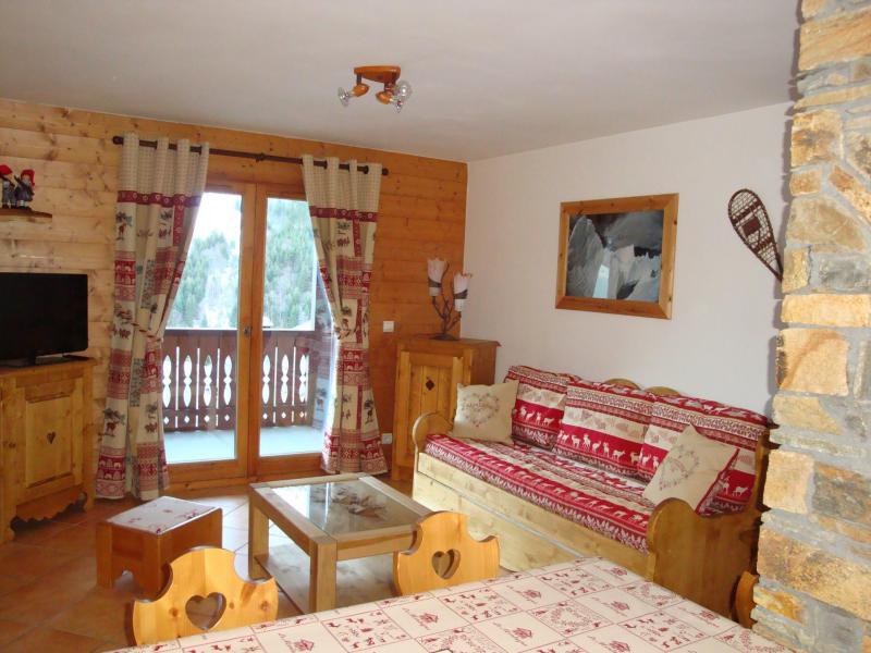 Rent in ski resort 3 room apartment 6 people (11) - Résidence les Alpages de Pralognan E - Pralognan-la-Vanoise - Living room