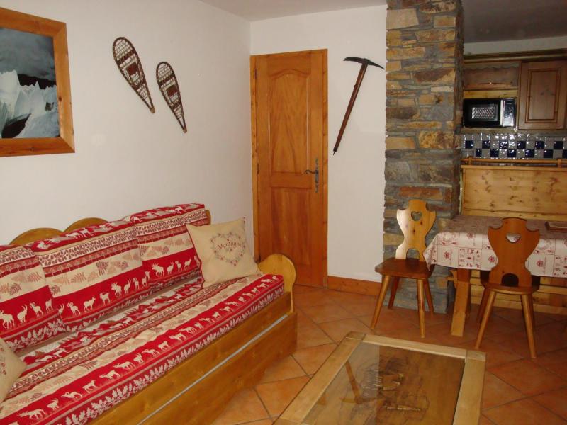 Rent in ski resort 3 room apartment 6 people (11) - Résidence les Alpages de Pralognan E - Pralognan-la-Vanoise - Living room