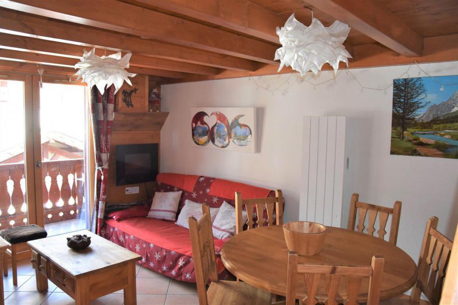 Аренда на лыжном курорте Апартаменты 5 комнат с мезонином 6 чел. (19) - Résidence les Alpages de Pralognan F - Pralognan-la-Vanoise - Салон