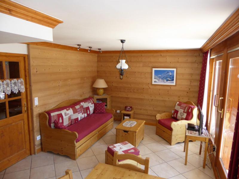 Skiverleih 3-Zimmer-Appartment für 6 Personen (6) - Résidence les Chalets de Napremont - Pralognan-la-Vanoise - Wohnzimmer