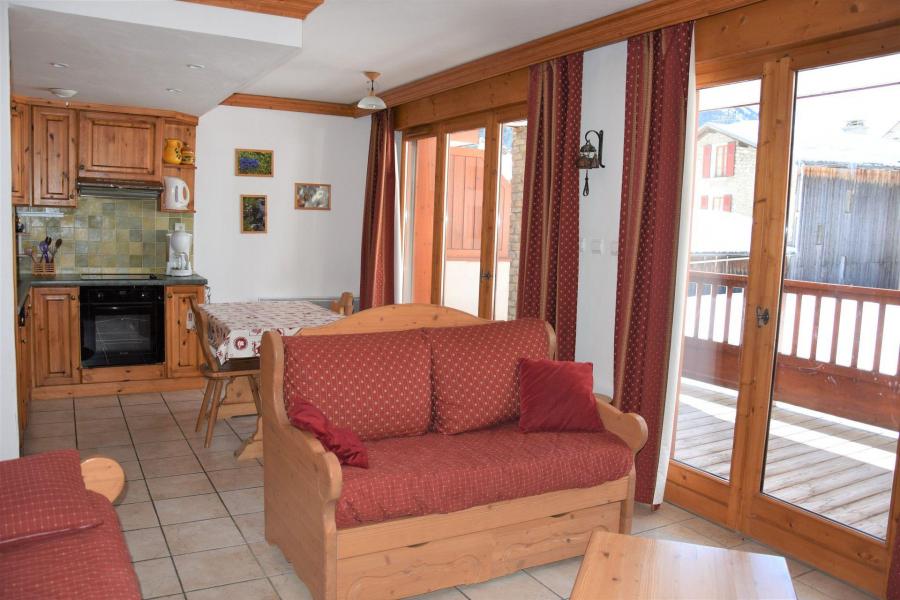 Ski verhuur Appartement 3 kamers 6 personen (6) - Résidence les Chalets du Vallonnet - Pralognan-la-Vanoise - Woonkamer