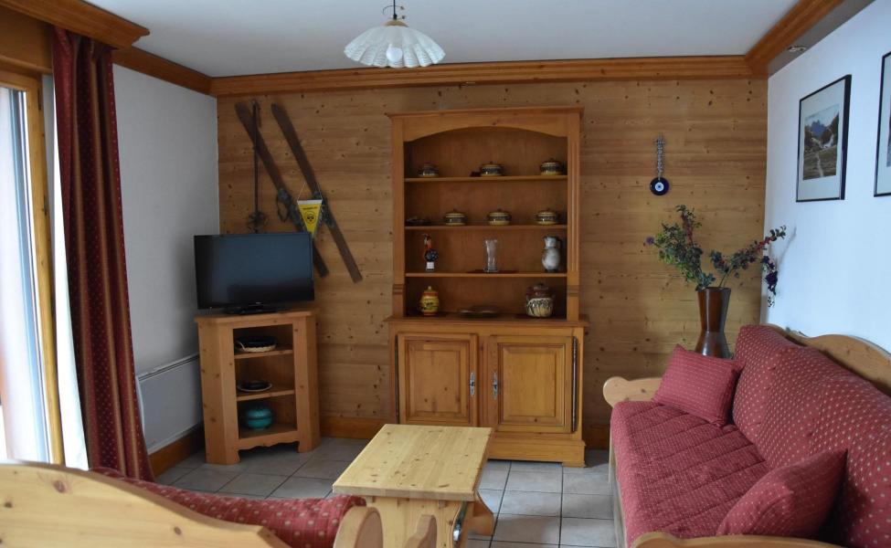 Ski verhuur Appartement 3 kamers 6 personen (6) - Résidence les Chalets du Vallonnet - Pralognan-la-Vanoise - Woonkamer