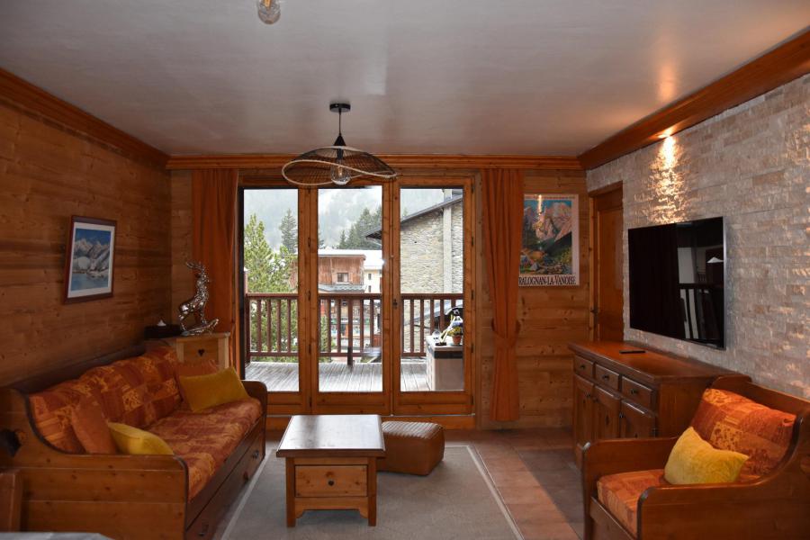 Ski verhuur Appartement 4 kamers 8 personen (2) - Résidence les Chalets du Vallonnet - Pralognan-la-Vanoise - Woonkamer