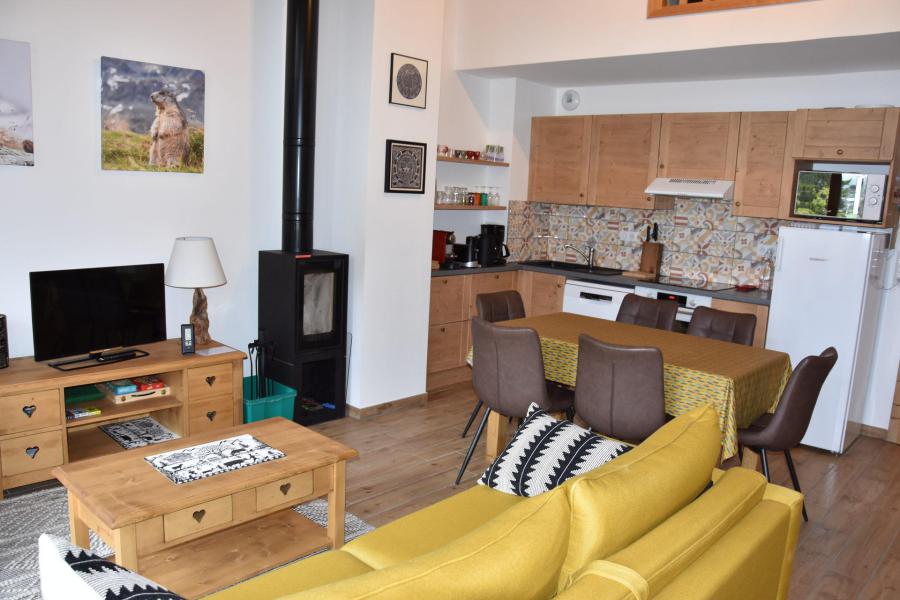 Rent in ski resort 4 room duplex apartment 6 people (9) - Résidence les Cristaux de la Vanoise - Pralognan-la-Vanoise - Living room