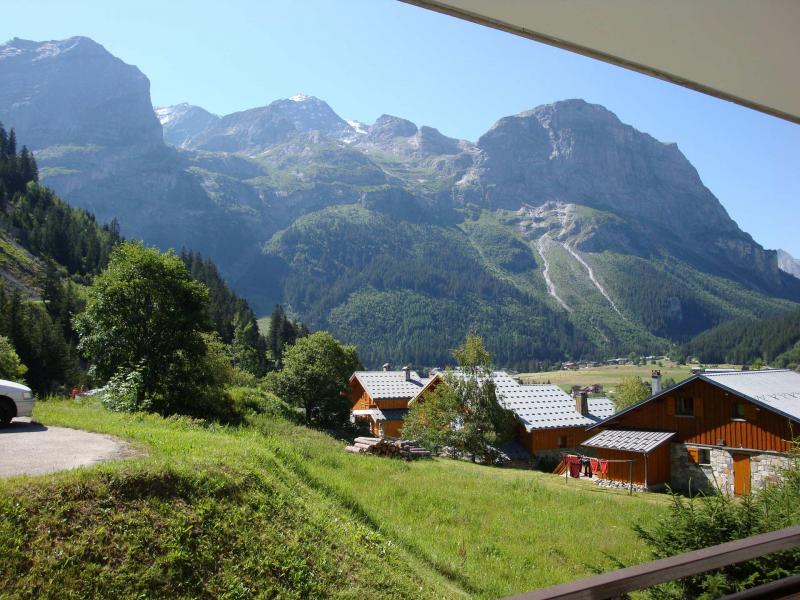 Skiverleih 3-Zimmer-Holzhütte für 6 Personen (2A) - Résidence les Hameaux de la Vanoise - Pralognan-la-Vanoise - Balkon