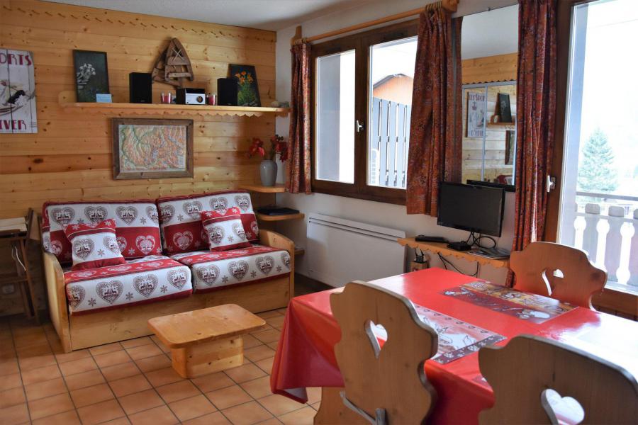 Wynajem na narty Apartament 2 pokojowy 4 osób (5C) - Résidence les Hameaux de la Vanoise - Pralognan-la-Vanoise - Pokój gościnny