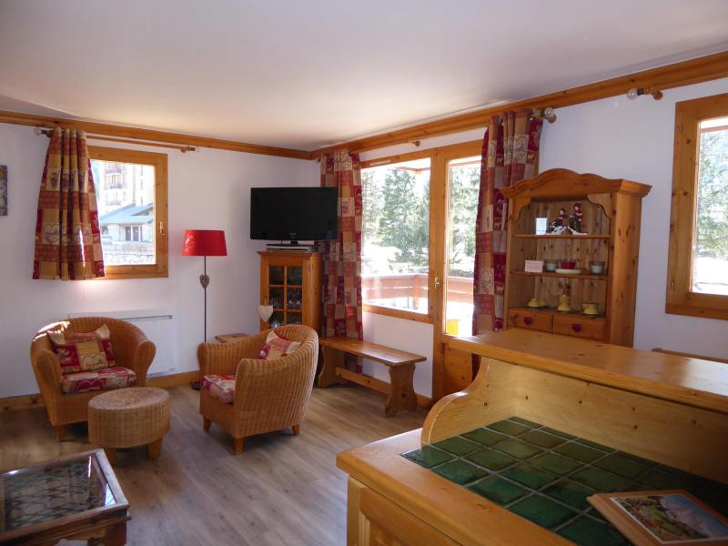 Rent in ski resort 2 room apartment 4 people (23) - Résidence les Mélèzes - Pralognan-la-Vanoise - Living room