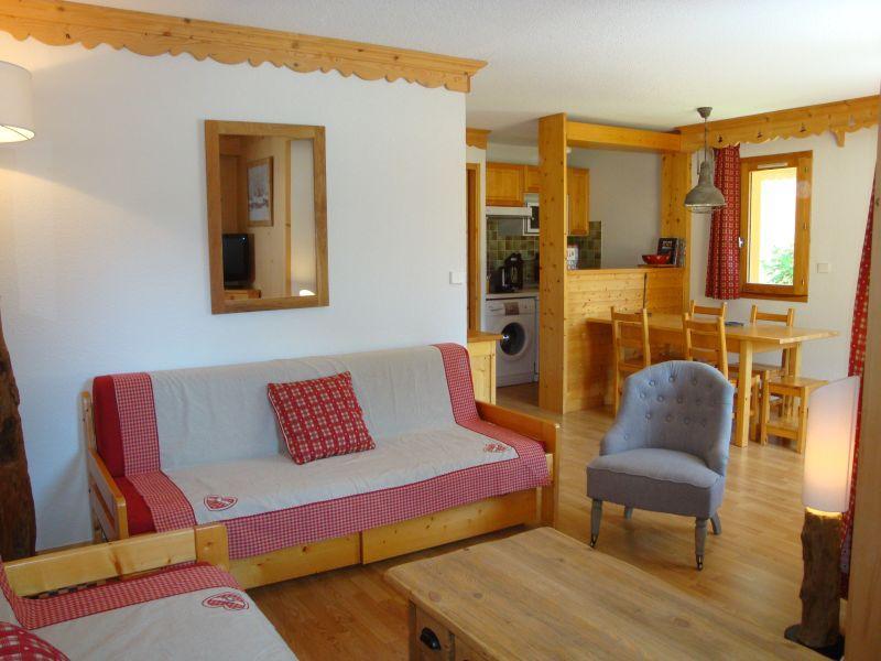 Rent in ski resort 3 room apartment cabin 6 people (2) - Résidence les Murgers - Pralognan-la-Vanoise - Living room