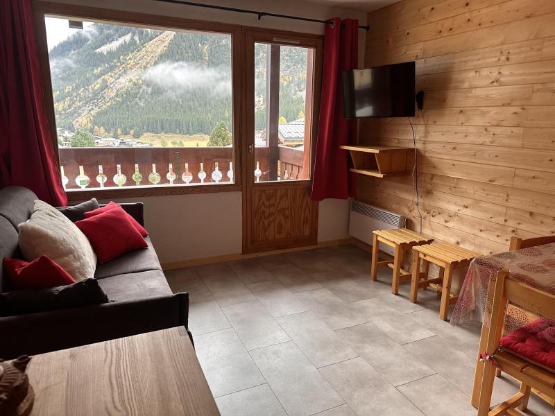 Ski verhuur Appartement 2 kamers 4 personen (12) - Résidence les Murgers - Pralognan-la-Vanoise - Woonkamer