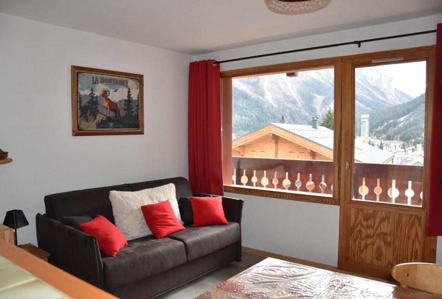 Ski verhuur Appartement 2 kamers 4 personen (12) - Résidence les Murgers - Pralognan-la-Vanoise - Woonkamer