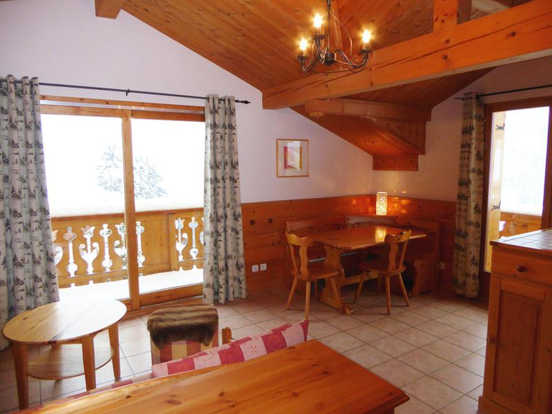 Rent in ski resort 3 room apartment 6 people (4) - Résidence les Myrtilles - Pralognan-la-Vanoise - Living room