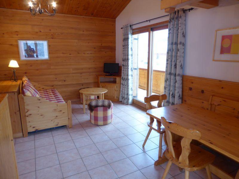 Ski verhuur Appartement 3 kamers 6 personen (4) - Résidence les Myrtilles - Pralognan-la-Vanoise - Woonkamer