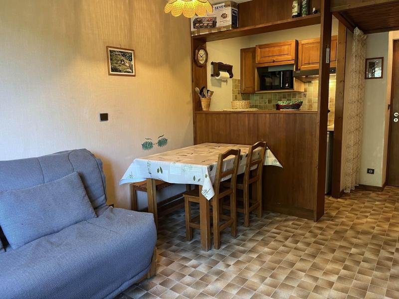 Ski verhuur Studio cabine 4 personen (DB2) - Résidence les Pariettes - Pralognan-la-Vanoise - Woonkamer