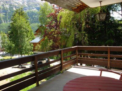 Wynajem na narty Apartament 5 pokojowy 8 osób - Chalet la T'Santela - Pralognan-la-Vanoise - Taras