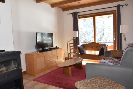 Ski verhuur Appartement 4 kamers 6 personen - Chalet le 42 - Pralognan-la-Vanoise - Woonkamer