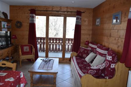 Ski verhuur Appartement 3 kamers 6 personen (8) - Résidence la Ferme de Pralognan - Pralognan-la-Vanoise - Woonkamer