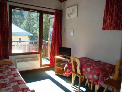Rent in ski resort Studio 2 people (27A) - Résidence le Chasseforêt - Pralognan-la-Vanoise - Living room