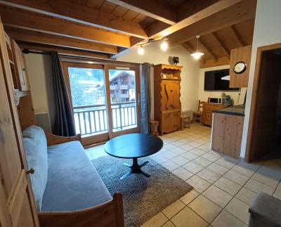 Rent in ski resort Studio mezzanine 4 people (1) - Résidence les 4 Saisons - Pralognan-la-Vanoise - Living room