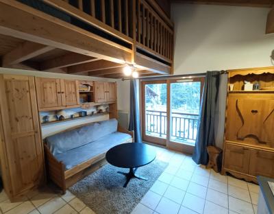 Ski verhuur Studio mezzanine 4 personen (1) - Résidence les 4 Saisons - Pralognan-la-Vanoise - Woonkamer